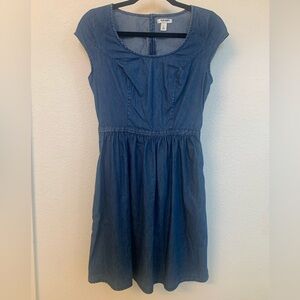 Old Navy Denim Cap Sleeve Dress